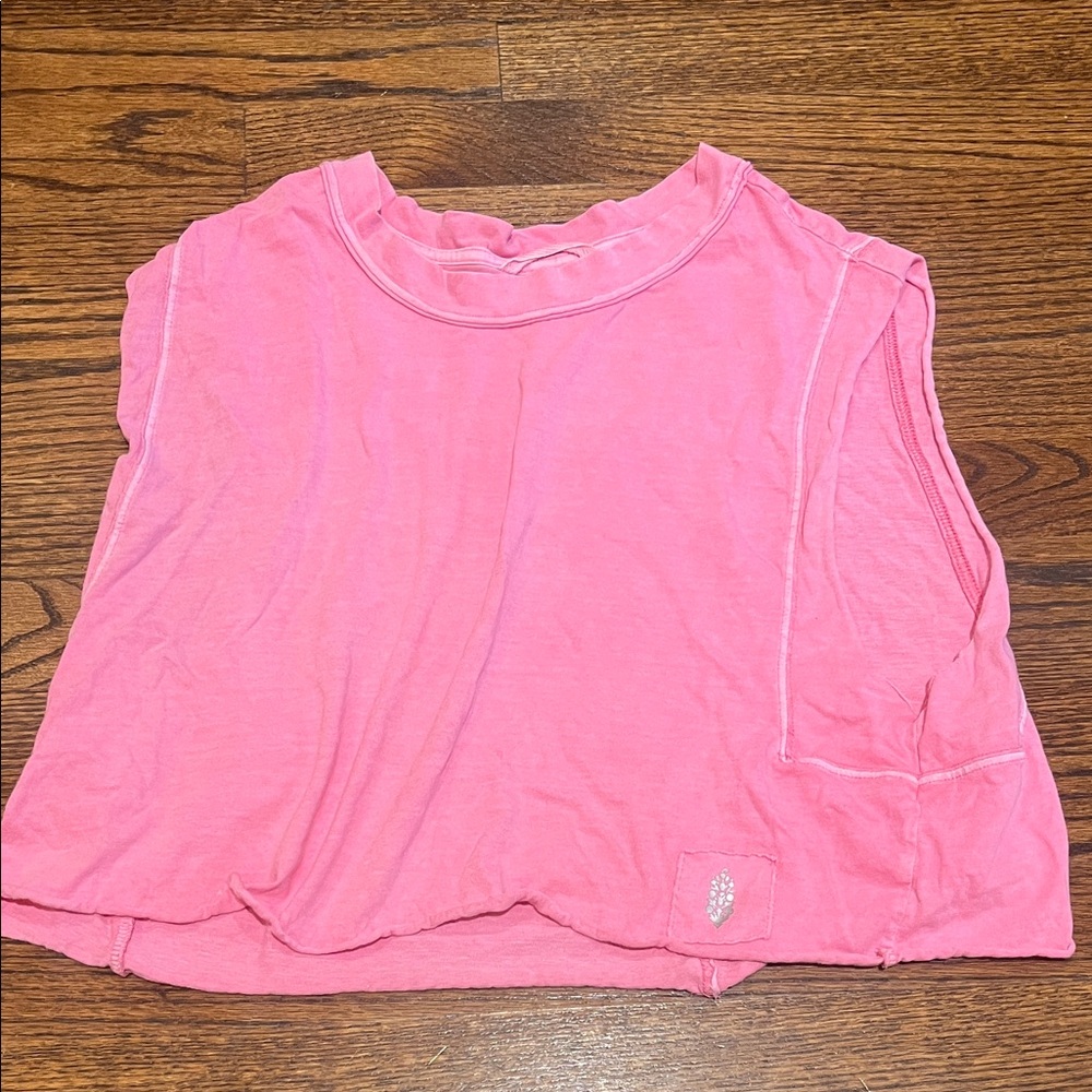 Free People Movement Pink Sleeveless Tank Top